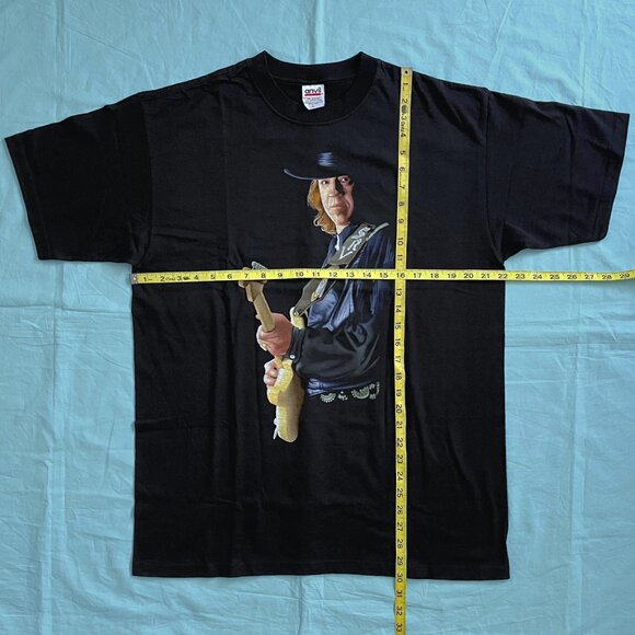 Vintage Stevie Ray Vaughn "Velvet Painting Portrait" T-Shirt - Picture 5 of 7